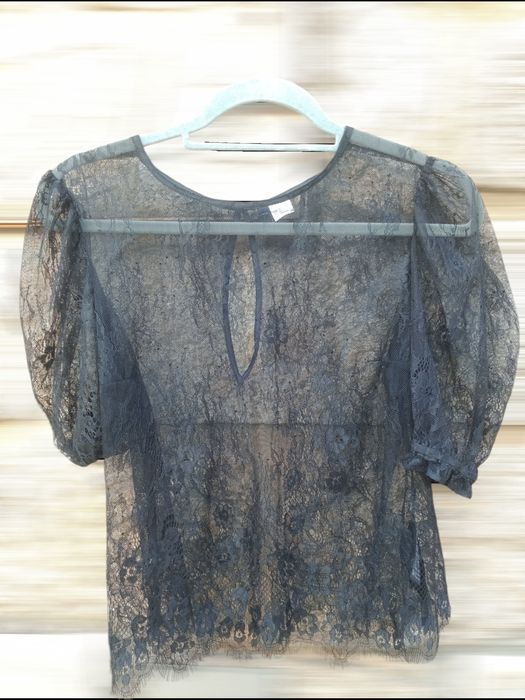 Blusa de Renda Divided H&M Tam 40