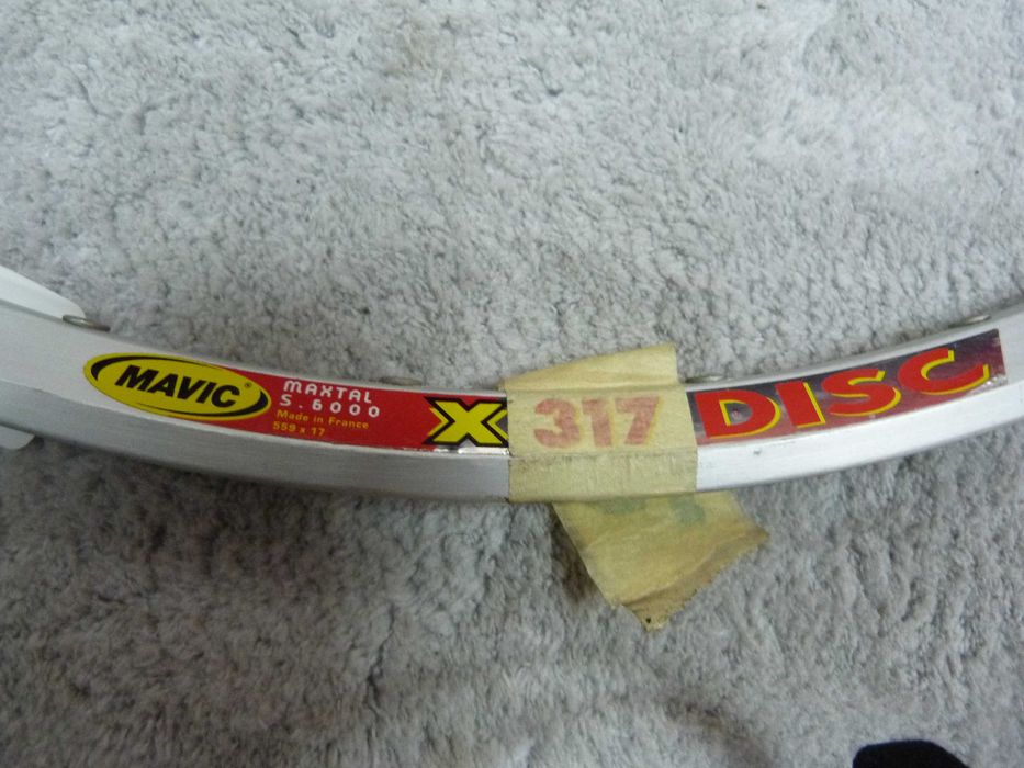 MAVIC X 317 DISC obręcz MTB 26'' 559x17 32H srebrna