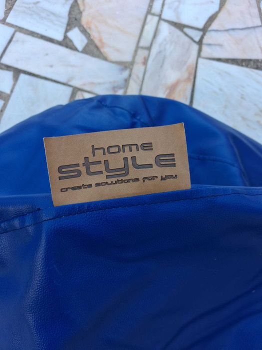Puff | Almofada azul da marca Home Style, último preço