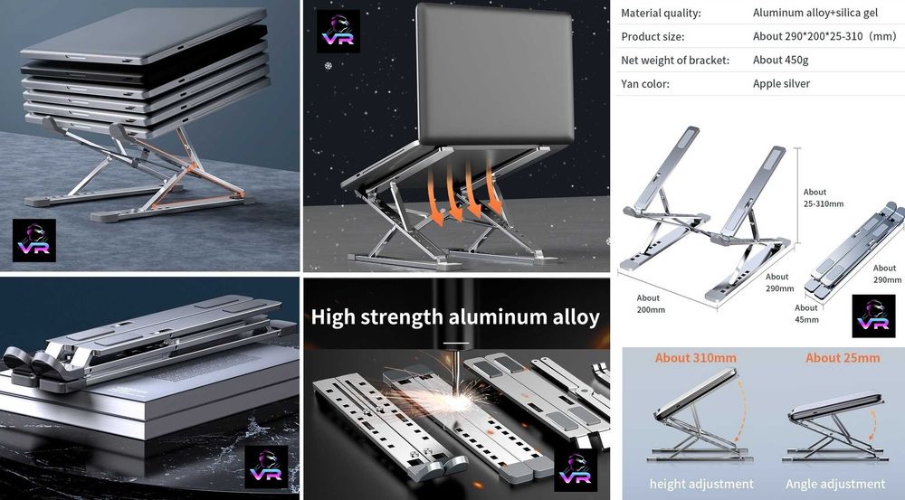 ‼️ Підставка для ноутбука 13" 15,6" 17,3" подставка метал трансформер