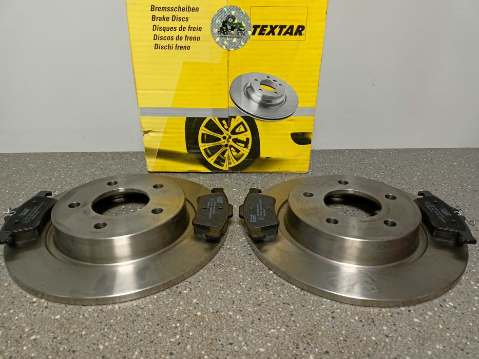 Mazda 5 05- koła 15'' Tarcze hamulcowe tył + klocki kpl. 2szt.>