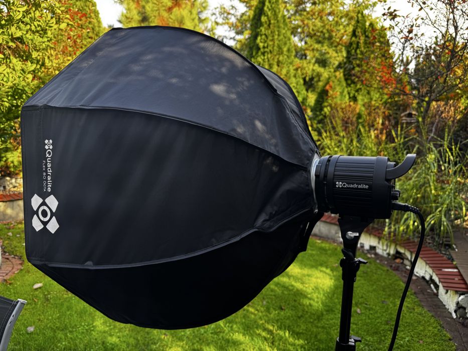 Lampa studyjna Videoled600 zestaw softbox statyw