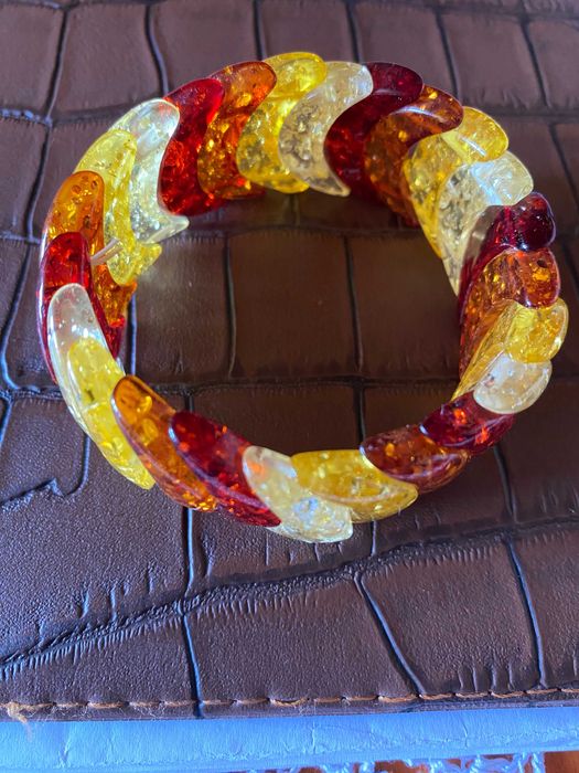 Bransoletka bursztynowa