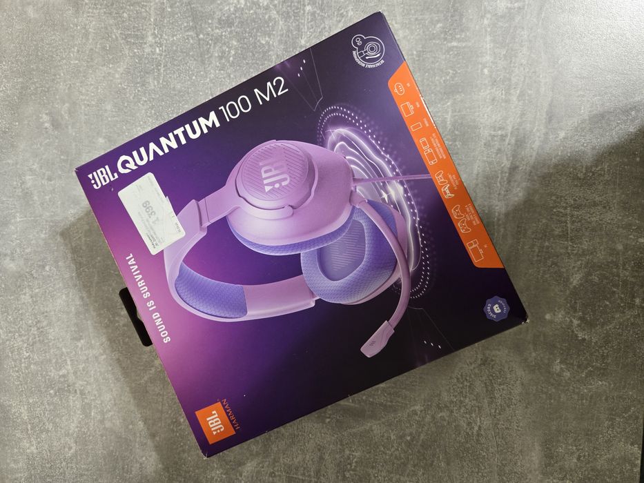 Навушники JBL Quantum 100M2 Purple