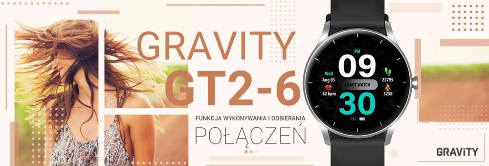 Smartwatch Gravity GT2-6