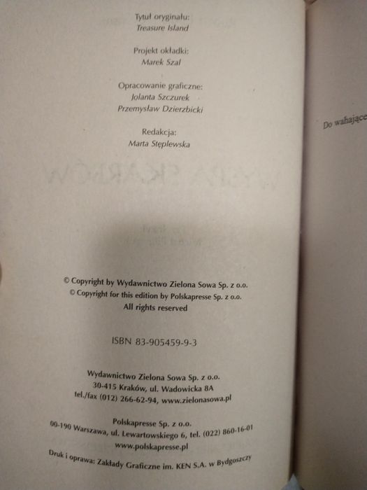 Wyspa skarbów - Robert Louis Stevenson