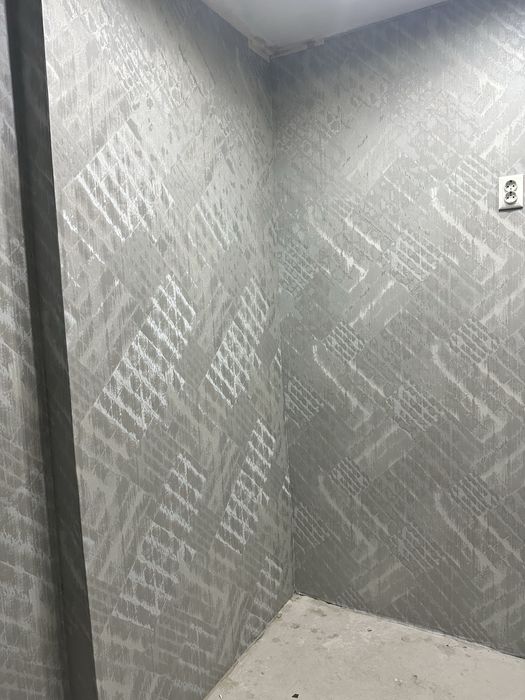 Поклейка обой шпалер 3д