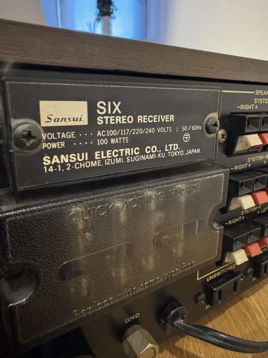 Amplituner Sansui Six Japan