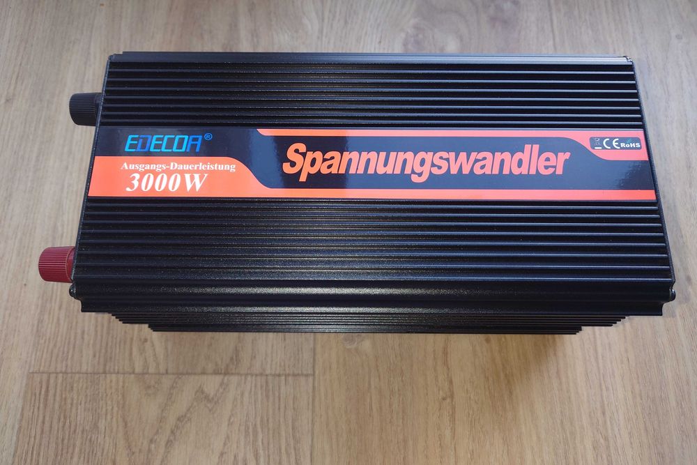 EDECOA DPM-3000W/12в-230в/інвертор/инвертор/чиста синусоїдна