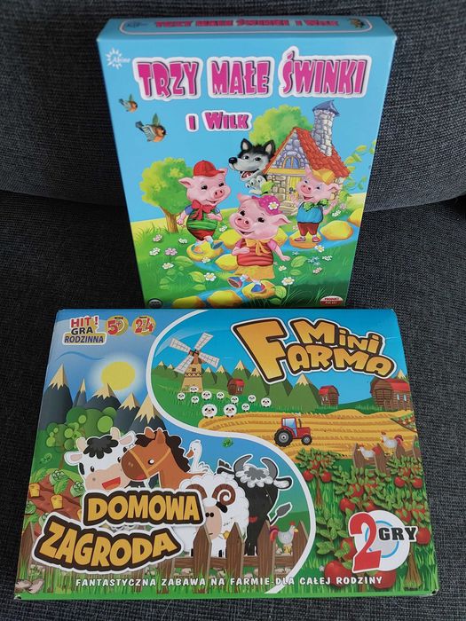 Mini Farma + Domowa Zagroda - 2 gry planszowe
