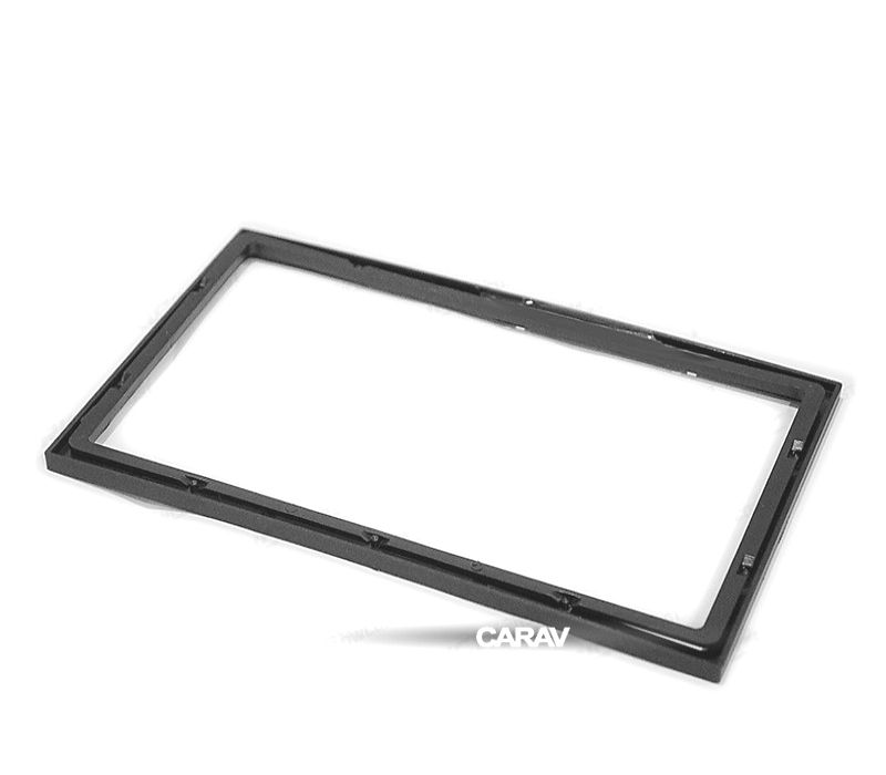 MOLDURA ADAPTADOR PRETO PARA RADIO 2-DIN PARA MERCEDESVW SKODA SEAT VOLVO