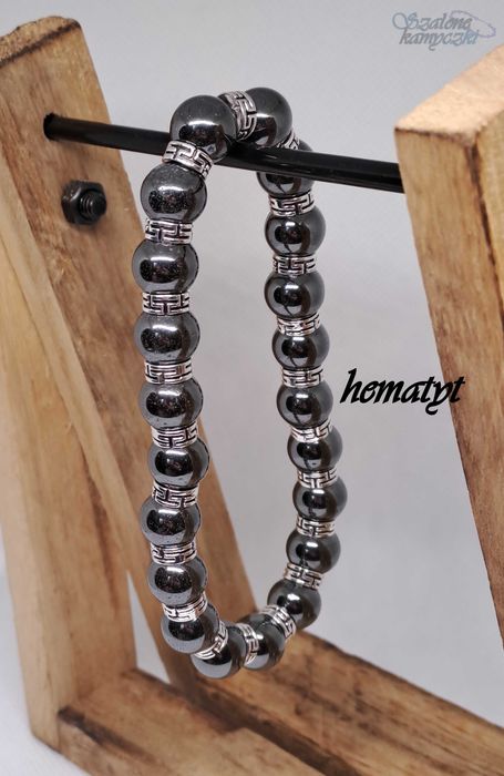 Bransoletka hematyt #34