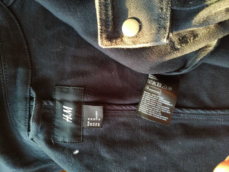 kurtka jeans czrny ,, H & M " r. M