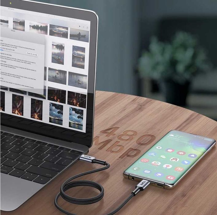 Kabel USB C - USB typ C 100W 5A Quick Charge 4.0PD 2 metry