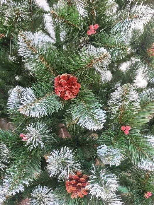 РОЗПРОДАЖ! Ялинка штучна Кармен Шишка 1.50 Золото Срібло Еліт Шишка