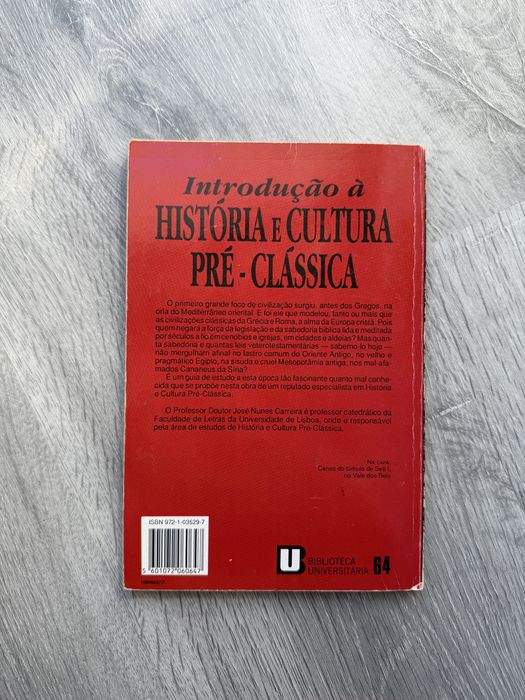 Introdução à História e Cultura Pré-Clássica