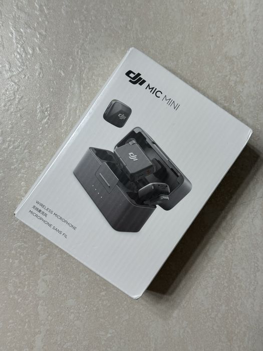 Нова Мікрофонна радіосистема DJI Mic Mini 2TX + 1RX + Charging Case