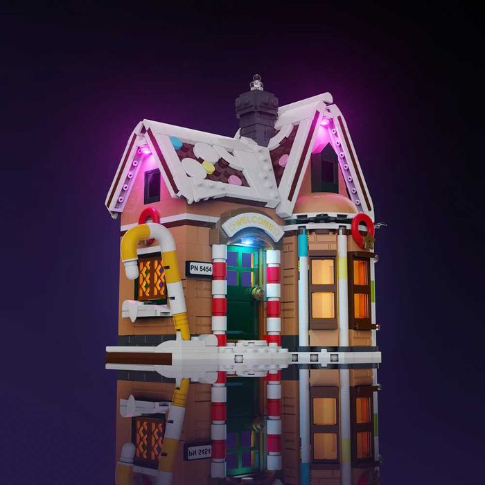 Light My Bricks Lego Creations Gingerbread House