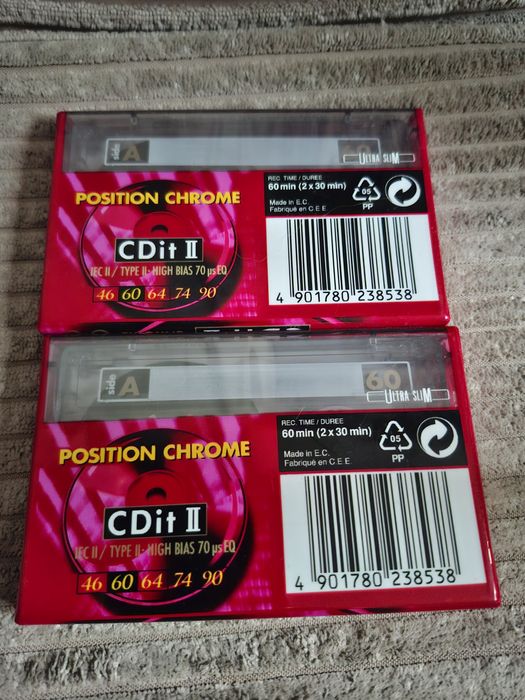 2x kaseta magnetofonowa Sony CDitII 60