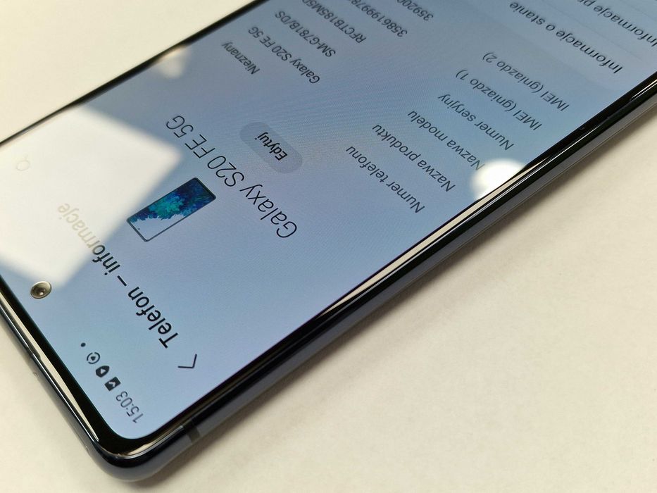 Samsung Galaxy S20 FE 5G Dual SIM/ 6GB/ 128GB/ Cloud Navy + ładowarka