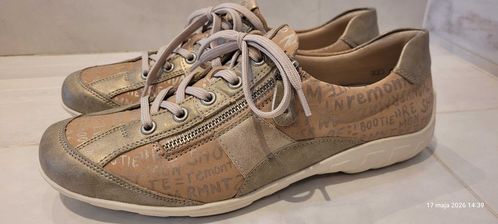 REMONTE Damskie buty sportowe -skorzane
