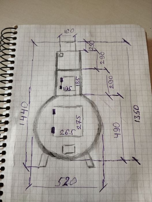 Твердопаливний котел піддового горіння (твердотопливный котел)