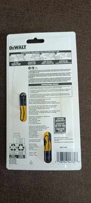 Ножі DeWalt 2 шт.