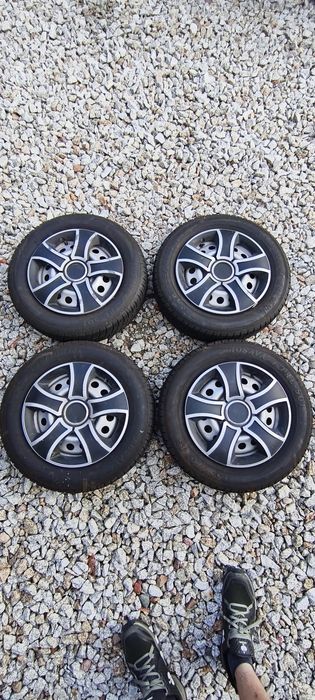 Koła 155/70R13 przyczepki Neptun 4x100. Jak nowe 4sztuki
