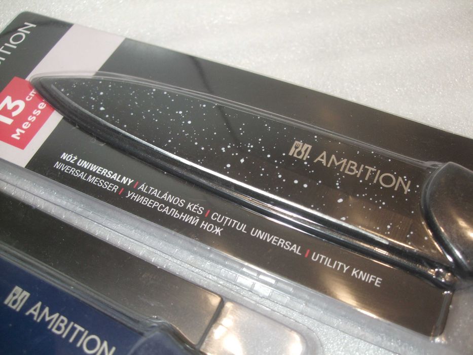 Nóż KUCHENNY z Powłoką Ceramiczną 13 cm MESSEN AMBITION Osłona OSTRZA