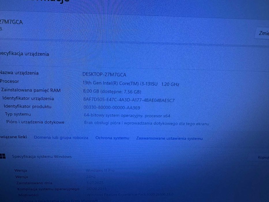 Komputer ASUS NUC 13 Pro i3-1315U 8GB DDR4 NVMe 512SSD