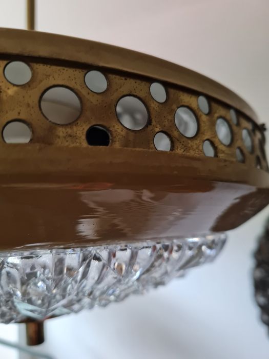 Lampa wisząca UFO, ĽUDIB BRATISLAVA,lata 60,Mid-century,space age