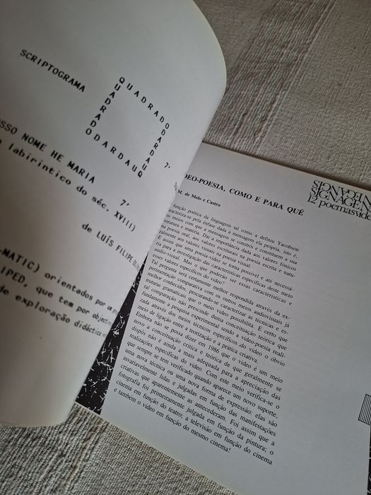 Catálogo de festival de cinema em Lisboa ano 1986