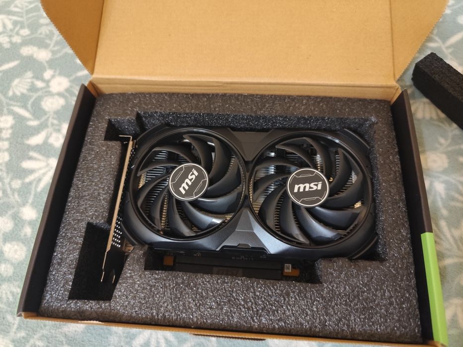 RTX 4060 MSI Ventus 2X Black OC 8GB- Excelente estado