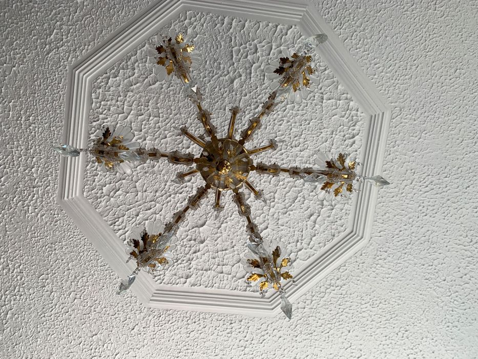 Candeeiros de teto de cristal