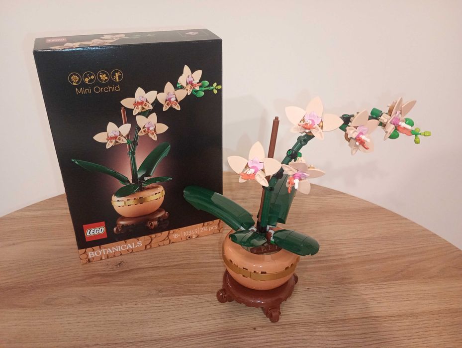 Klocki LEGO ICONS Botanicals Mała Mini Orchidea 10343 - KOMPLET