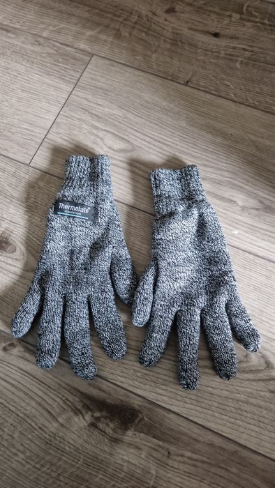 Rękawiczki zimowe grube szare damskie Thermolate Insulation