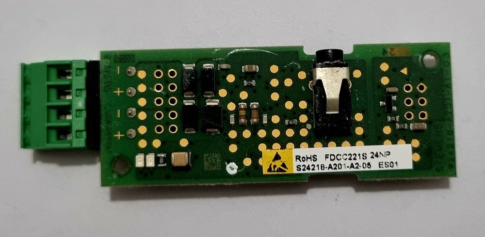 Moduł komunikacyjny Siemens FDCC221S do czujki zasysającej dym