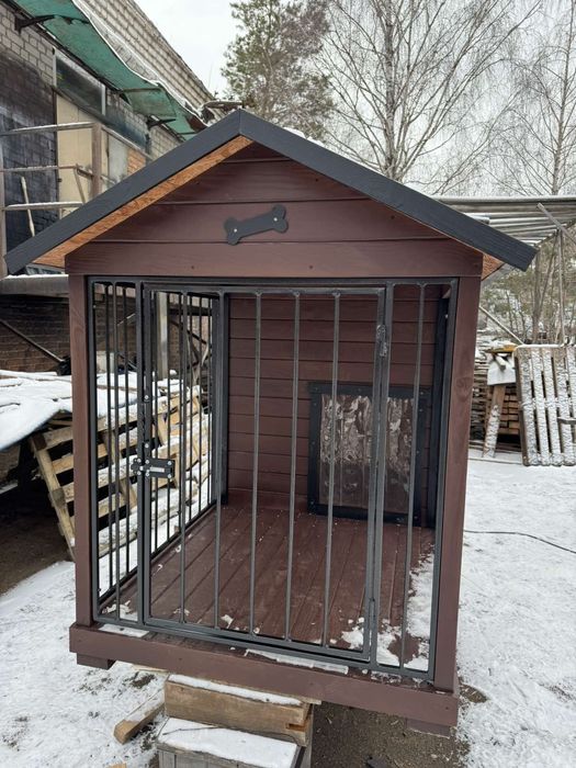 Будка вольєр металевий