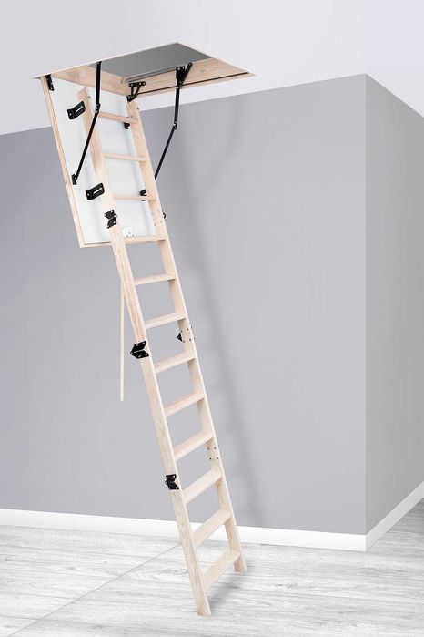 Сходи на горище (драбина) Oman, Bukwood. Утеплений люк.