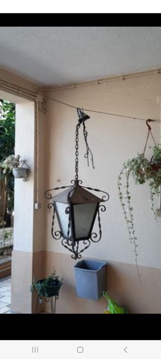 Candeeiros de exterior em ferro forjado