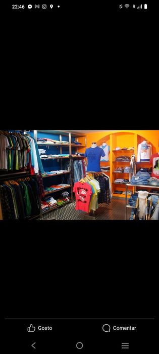 Mobiliário em inox e acessórios para loja