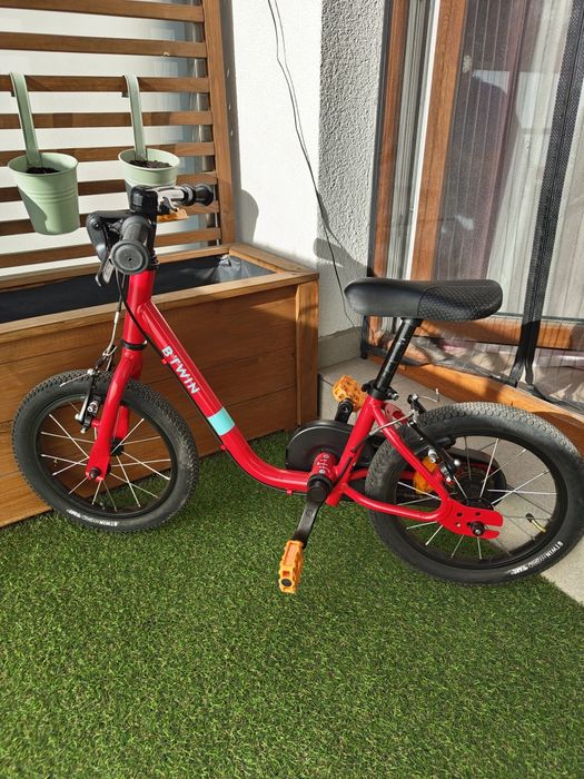 Rowerek dziecięcy BTWIN 500 Discover 14' 2w1 (biegowy + pedały )