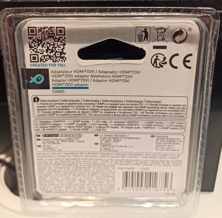 Adapter Poss hdmi/DVI nowy