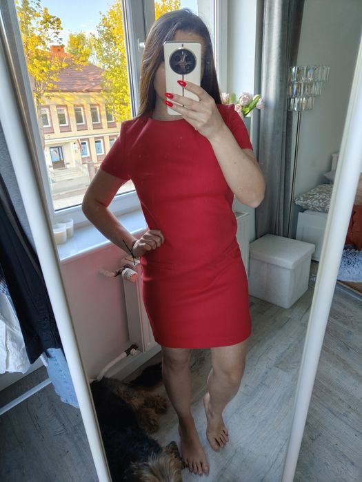 Czerwona sukienka mohito S