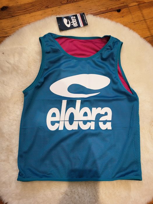 Dwustronny kamizelka bezrękawnik Eldera fuksja turkus rugby