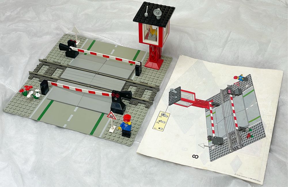 Conjunto Lego 4532 e 4539 Manual Crossing Level Completos