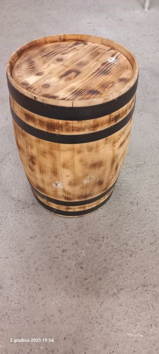 Beczka drewniana loft