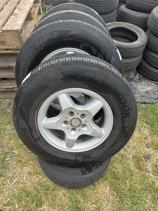 Комплект оригинал литые диски Mercedes ML r16 с резиной 225/75