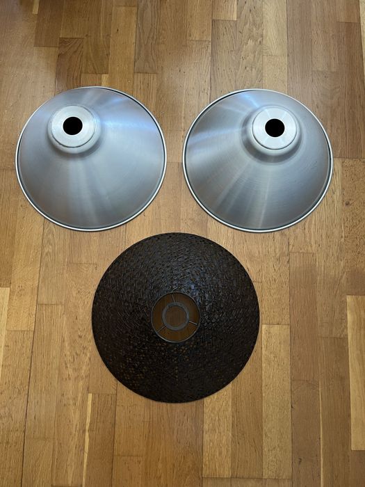 Three ceiling lamps