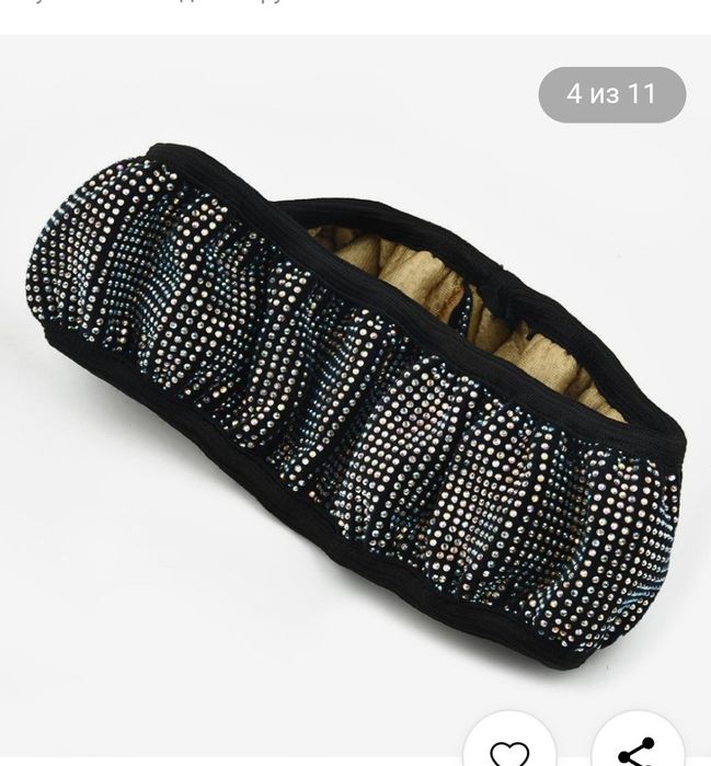 Блестящий автомобильный чехол на руль